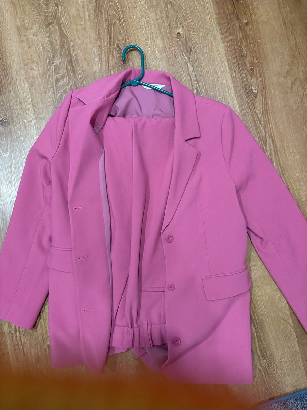 Women’s Pink Blazer Jacket And Pants